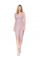 Short High Low Mermaid Chiffon Wrapped Cocktail Dress