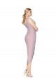 Short High Low Mermaid Chiffon Wrapped Cocktail Dress
