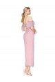 Mermaid Cold Shoulder Short Knee Length Chiffon Cocktail Dress