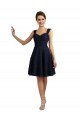 Lace Cocktail Dress with Sweetheart Neckline and Button Back Detail