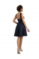 Lace Cocktail Dress with Sweetheart Neckline and Button Back Detail