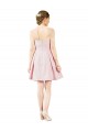 Short Knee Length Sweetheart Satin Cocktail Dress