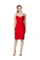 Sleeveless Cocktail Length Sweetheart Neckline Crepe Cocktail Dress