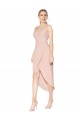 Short Knee Length Crepe Cocktail Dress