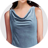 Cowl Neck Cocktail Dresses