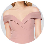 Off the Shoulder Cocktail Dresses